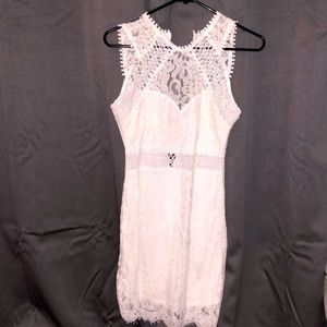 White lace dress